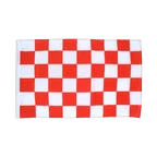 Petit drapeau Damier Rouge-Blanc 30 x 45 cm