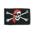 Pirate avec foulard Petit drapeau 30 x 45 cm