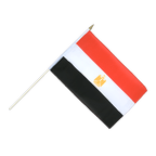 Egypte Drapeau sur hampe 30 x 45 cm