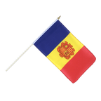 Andorra Stockflagge 30 x 45 cm