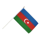 Drapeau sur hampe Azerbaidjan 30 x 45 cm