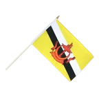 Brunei Stockflagge 30 x 45 cm