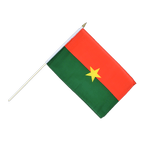 Burkina Faso Drapeau sur hampe 30 x 45 cm
