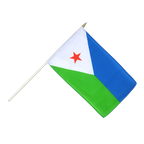 Djibouti Hand Waving Flag 12x18"