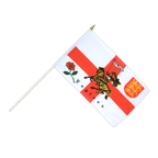England Ritter Stockflagge 30 x 45 cm