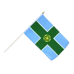 Derbyshire Stockflagge 30 x 45 cm
