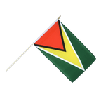 Guyana Drapeau sur hampe 30 x 45 cm