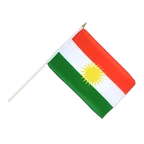 Drapeau sur hampe Kurdistan 30 x 45 cm
