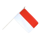 Monaco Stockflagge 30 x 45 cm