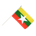 Myanmar Stockflagge 30 x 45 cm