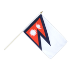 Nepal Stockflagge 30 x 45 cm