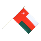 Drapeau Oman sur hampe - 30 x 45 cm