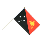 Papouasie-Nouvelle-Guinée Drapeau sur hampe 30 x 45 cm
