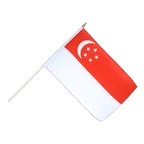 Singapur Stockflagge 30 x 45 cm