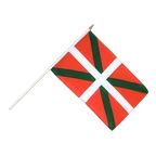 Spanien Baskenland Stockflagge 30 x 45 cm