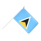 St. Lucia Stockflagge 30 x 45 cm