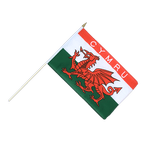 Pays de Galles CYMRU Drapeau sur hampe 30 x 45 cm