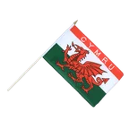 Wales CYMRU Stockflagge 30 x 45 cm
