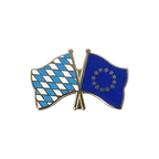Bayern + Europäische Union EU Freundschaftspin