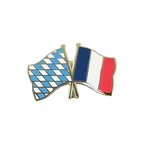 Bayern + Frankreich Freundschaftspin