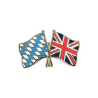 Bayern + Großbritannien Freundschaftspin