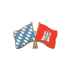 Bayern + Hamburg Freundschaftspin