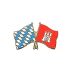Bayern + Hamburg Freundschaftspin