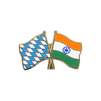 Bayern + Indien Freundschaftspin