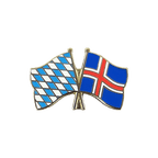 Bayern + Island Freundschaftspin