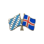 Bayern + Island Freundschaftspin
