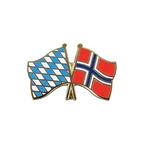 Bayern + Norwegen Freundschaftspin