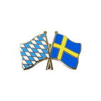 Bayern + Schweden Freundschaftspin