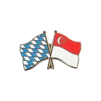 Bayern + Singapur Freundschaftspin