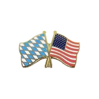 Bayern + USA Freundschaftspin