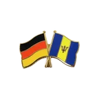 Deutschland + Barbados Freundschaftspin