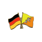 Deutschland + Bhutan Freundschaftspin