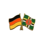 Deutschland + Dominica Freundschaftspin
