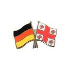 Deutschland + Georgien Freundschaftspin