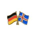 Deutschland + Island Freundschaftspin