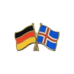 Deutschland + Island Freundschaftspin
