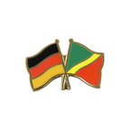 Deutschland + Kongo Freundschaftspin