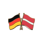 Deutschland + Lettland Freundschaftspin
