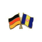 Deutschland + Madeira Freundschaftspin
