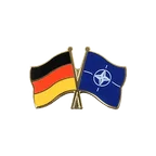 Deutschland + NATO Freundschaftspin
