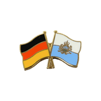 Deutschland + San Marino Freundschaftspin