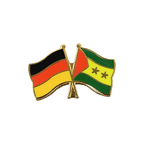 Deutschland + Sao Tome & Principe Freundschaftspin