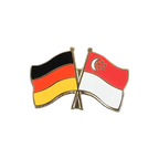 Deutschland + Singapur Freundschaftspin