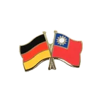 Deutschland + Taiwan Freundschaftspin