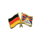 Deutschland + Tibet Freundschaftspin