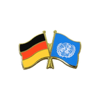 Deutschland + UNO Freundschaftspin